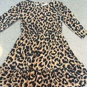 J. Crew Crewcuts leopard dress (Size 7 Kids)